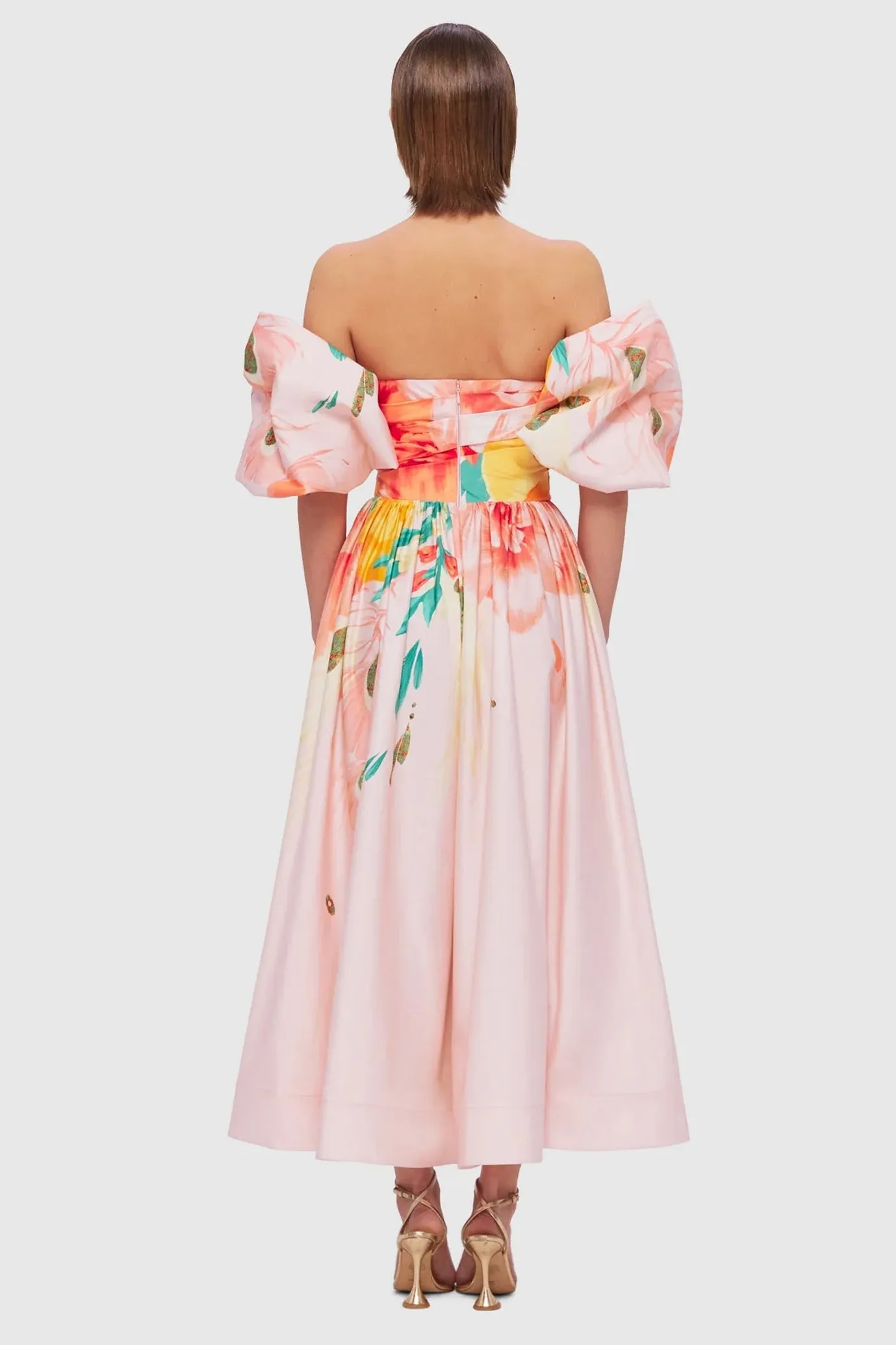 Maevis Midi Dress by Leo Lin