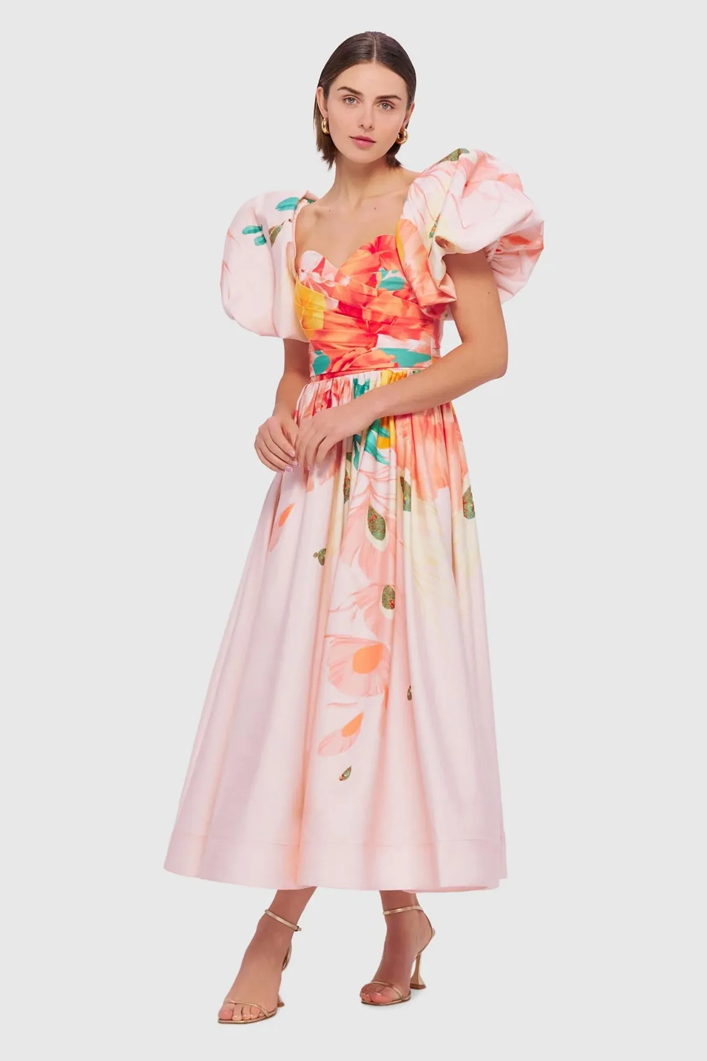 Maevis Midi Dress by Leo Lin