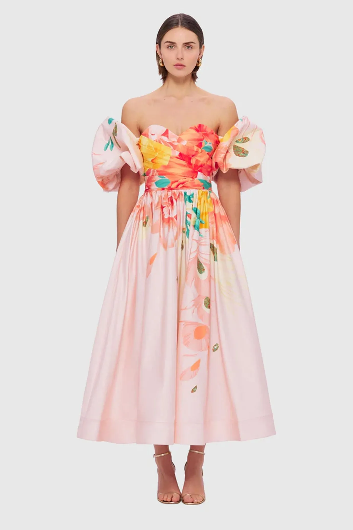 Maevis Midi Dress by Leo Lin