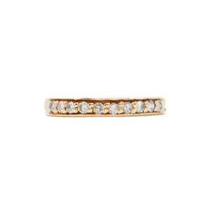 Magpie Vintage 14k Yellow Gold Diamond Band