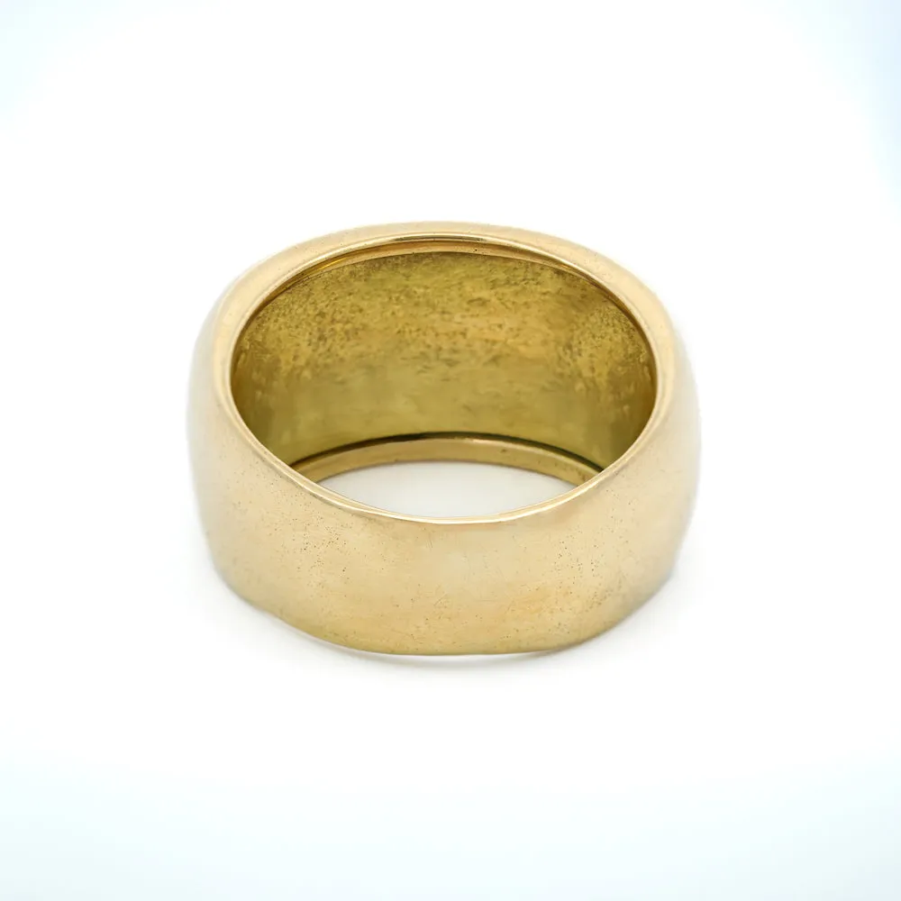 Magpie Vintage-18k Wide Domed Band