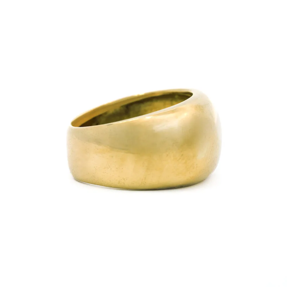 Magpie Vintage-18k Wide Domed Band