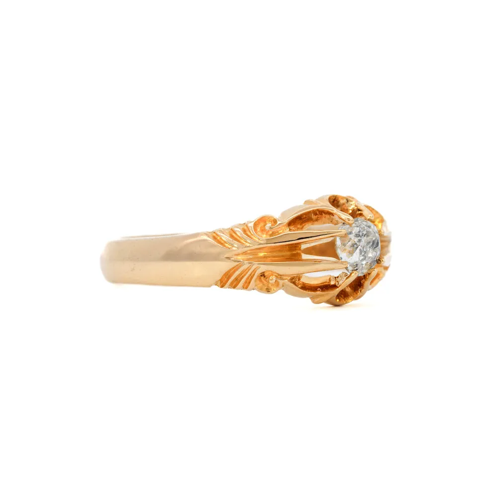 Magpie Vintage- Belcher Engagement ring  c. 1904