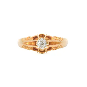 Magpie Vintage- Belcher Engagement ring  c. 1904