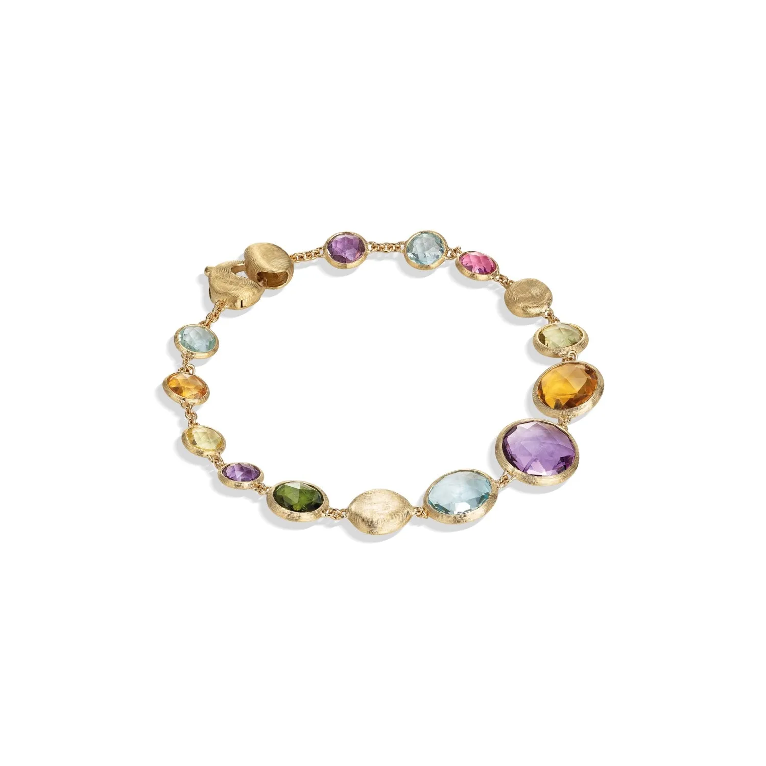 Marco Bicego Jaipur 18ct Yellow Gold Mixed Gemstone Bracelet