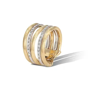 Marco Bicego Jaipur Link 18ct Yellow and White Gold Diamond Ring