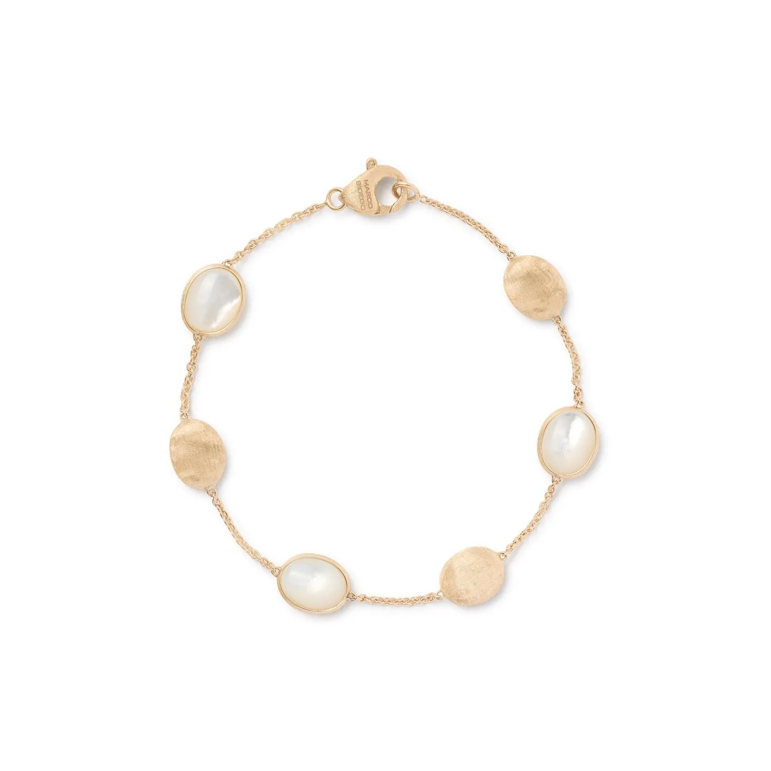 Marco Bicego Siviglia 18ct Yellow Gold Mother of Pearl Bracelet