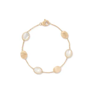 Marco Bicego Siviglia 18ct Yellow Gold Mother of Pearl Bracelet