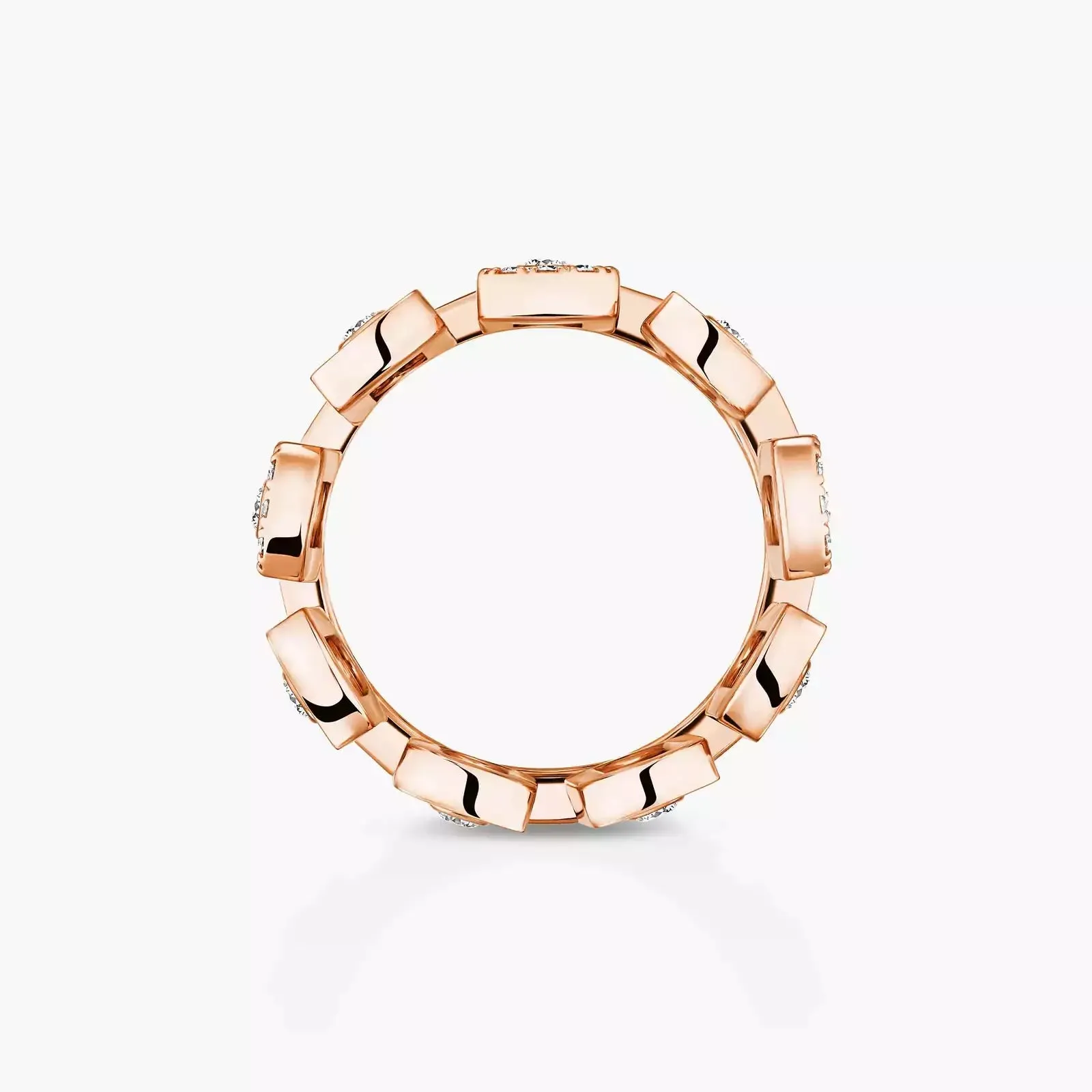 Messika Move Iconica 18ct Rose Gold 0.60ct Diamond Ring