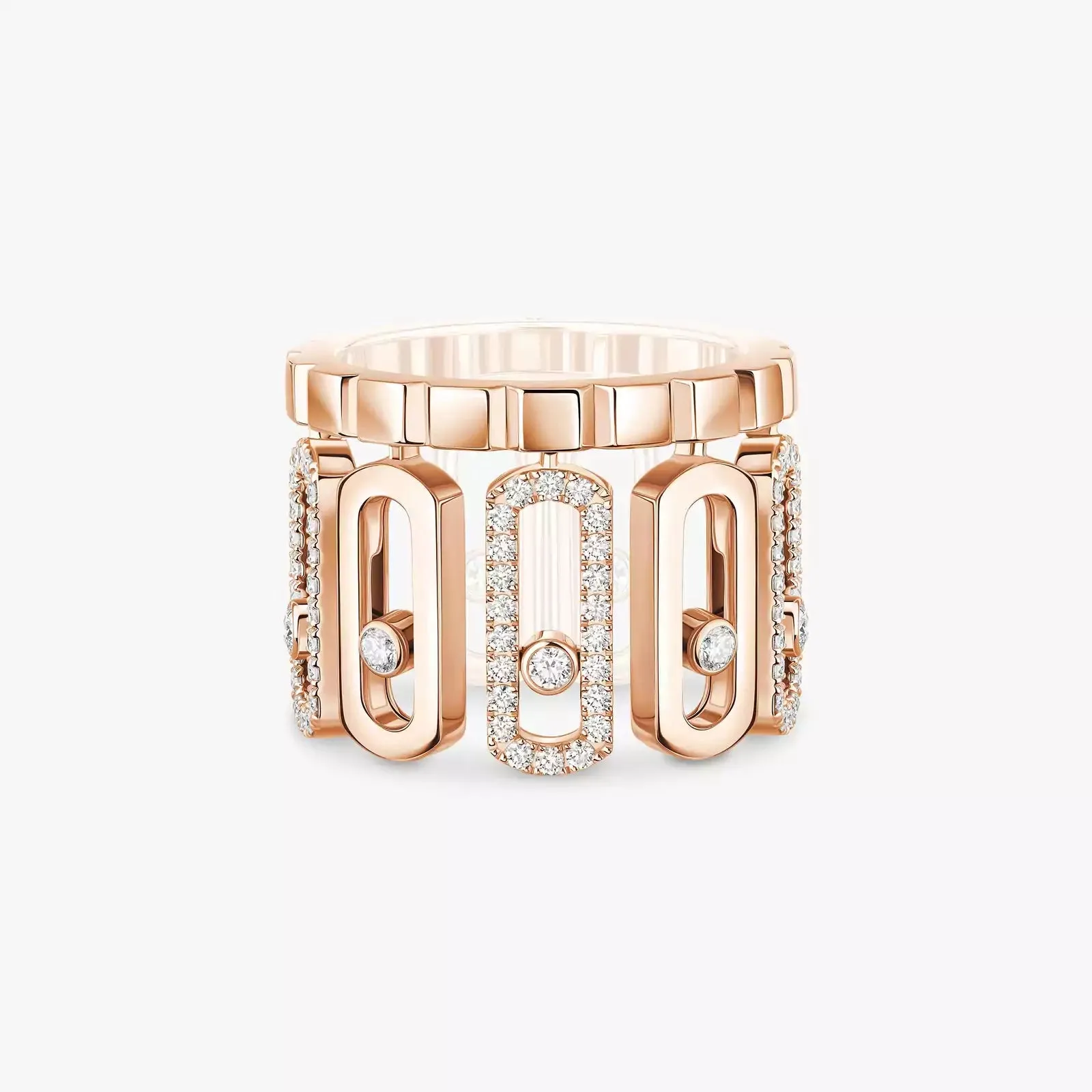 Messika Move Iconica 18ct Rose Gold 0.60ct Diamond Ring