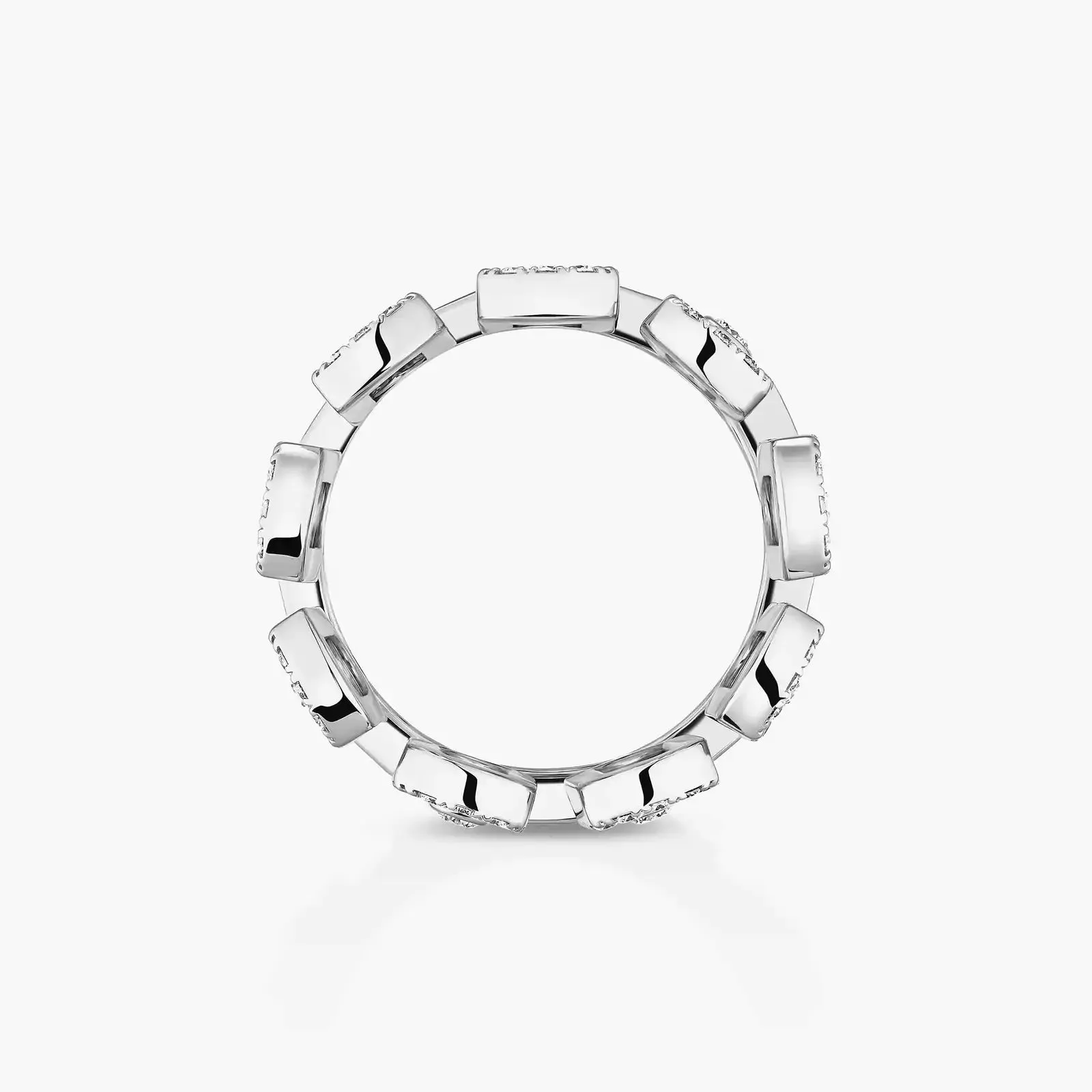 Messika Move Iconica Pavé 18ct White Gold 1.40ct Diamond Ring