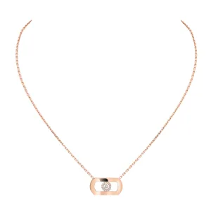 Messika So Move 18ct Rose Gold 0.12ct Diamond Necklace
