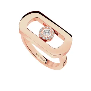 Messika So Move 18ct Rose Gold Diamond Ring