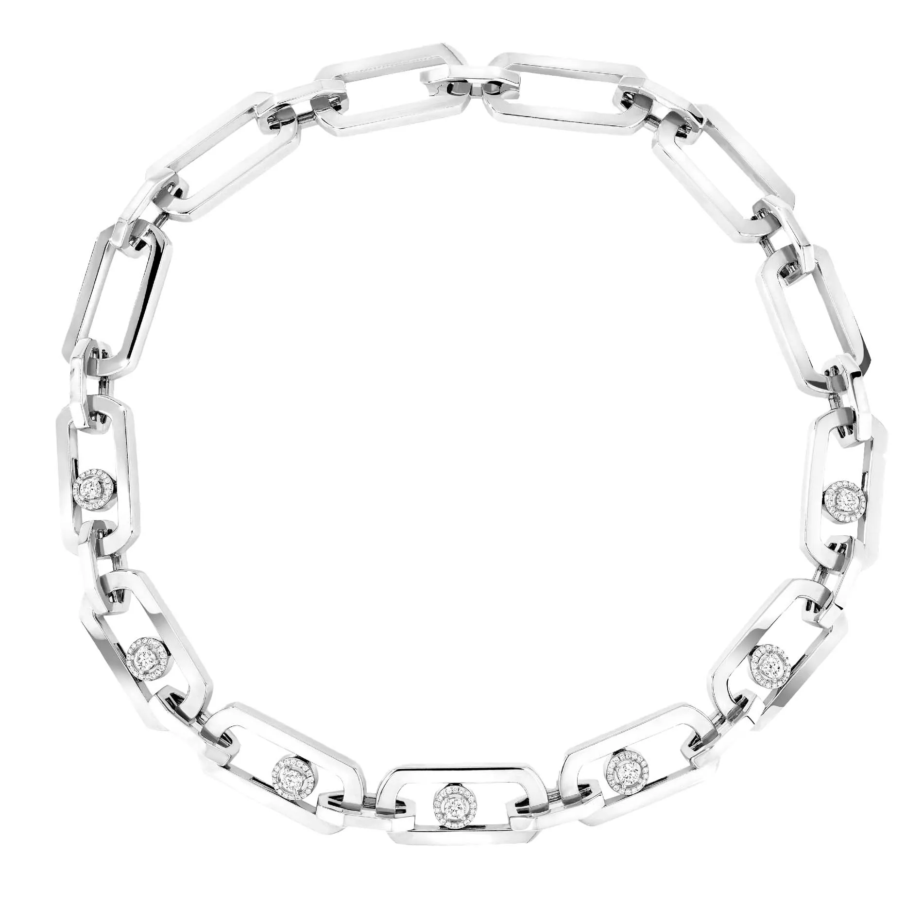 Messika So Move 18ct White Gold 1.42ct Diamond Necklace