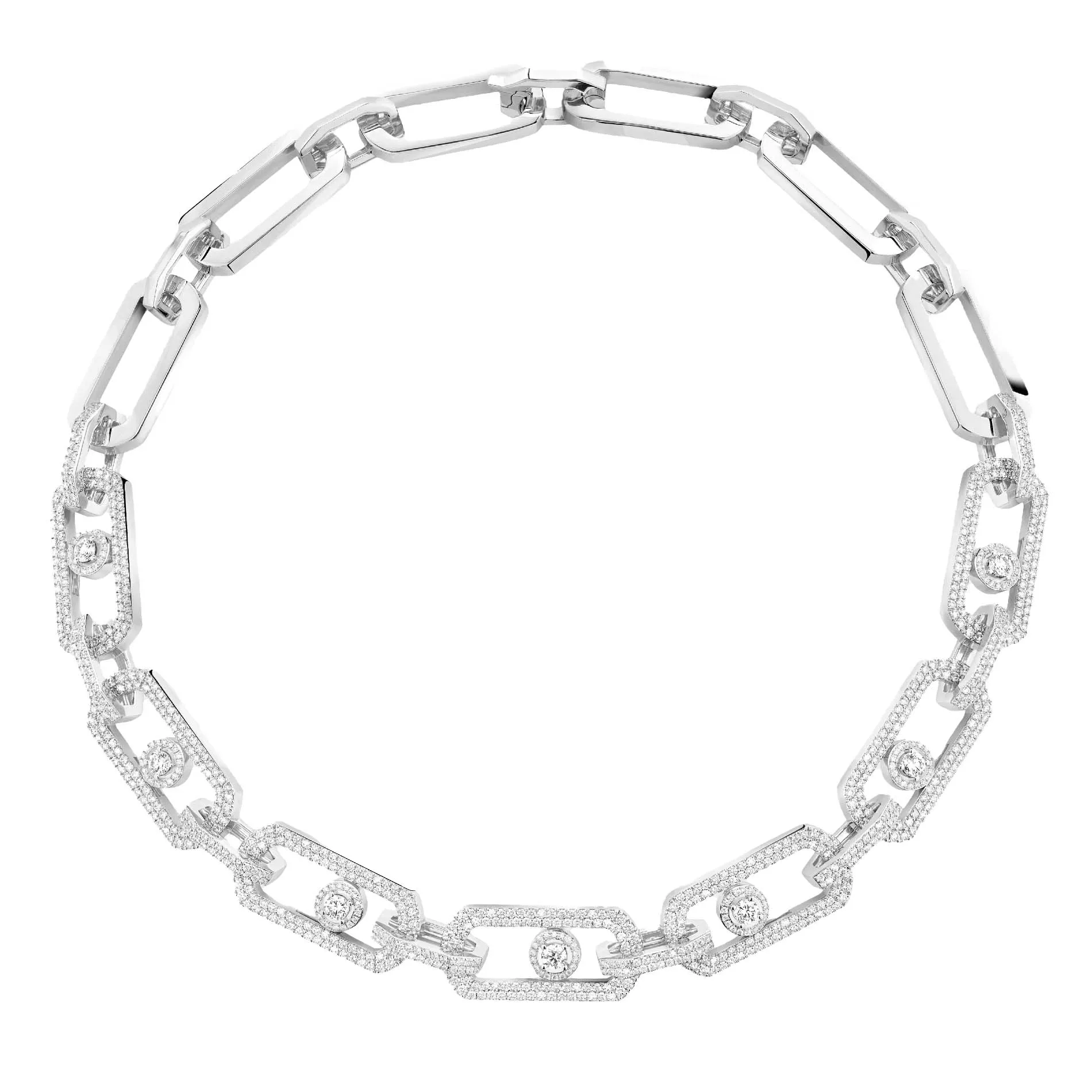 Messika So Move 18ct White Gold 8.22ct Diamond Necklace