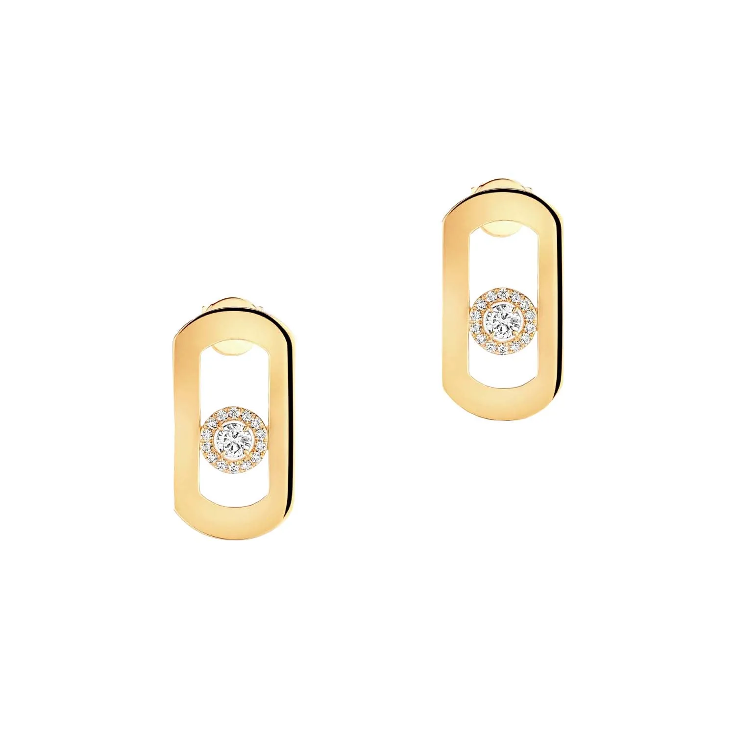Messika So Move 18ct Yellow Gold 0.23ct Diamond Stud Earrings