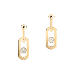 Messika So Move 18ct Yellow Gold 0.37ct Diamond Pendant Earrings