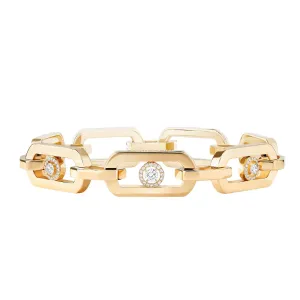 Messika So Move 18ct Yellow Gold 0.39ct Diamond Link Bracelet