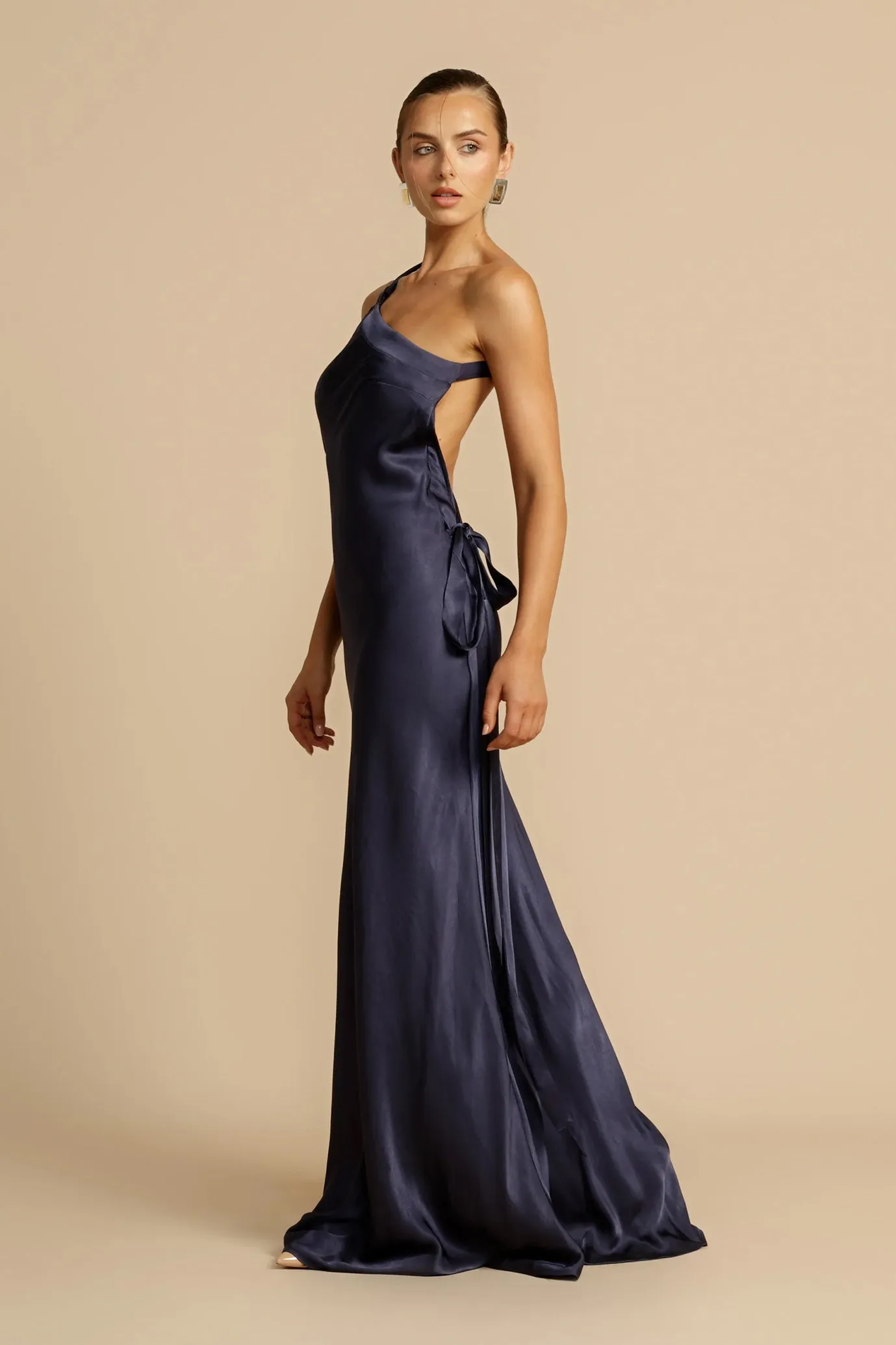 Monique Dress Navy by Arcina Ori