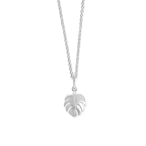 Monstera Leaf Necklace