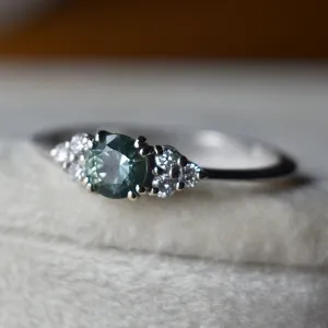 Montana Blue Sapphire Triplet Ring