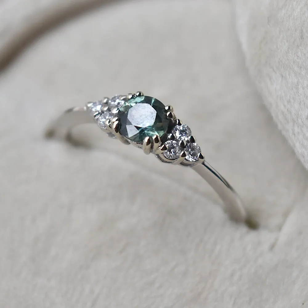 Montana Blue Sapphire Triplet Ring