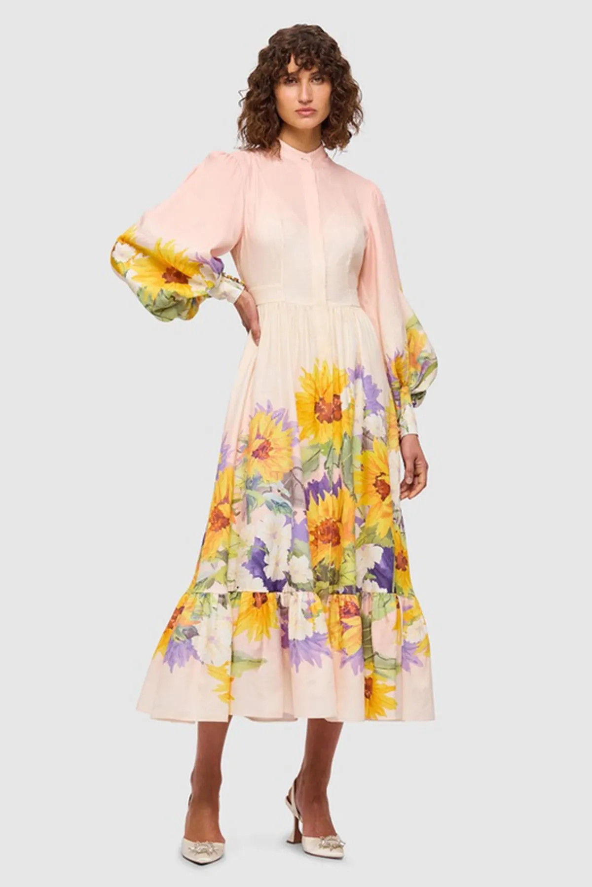 Nayla Midi Dress by Leo & Lin