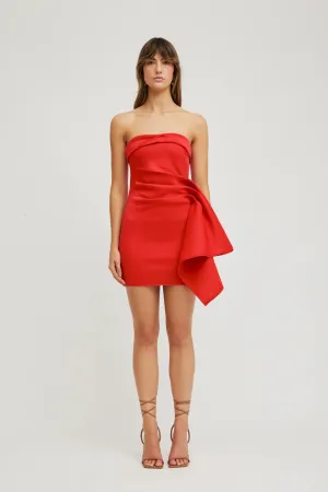Nevie Dress Red by TOJHÀ