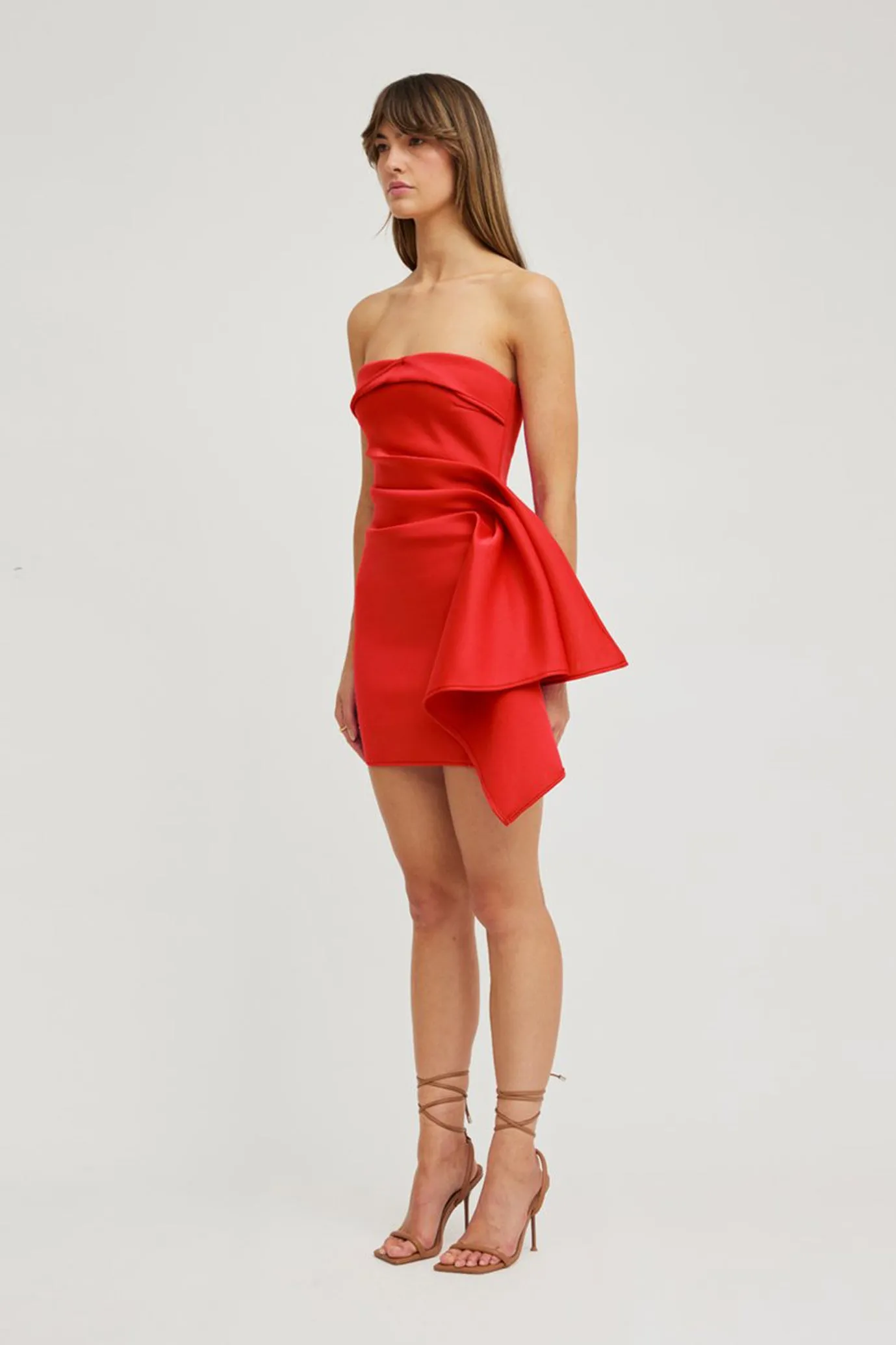 Nevie Dress Red by TOJHÀ