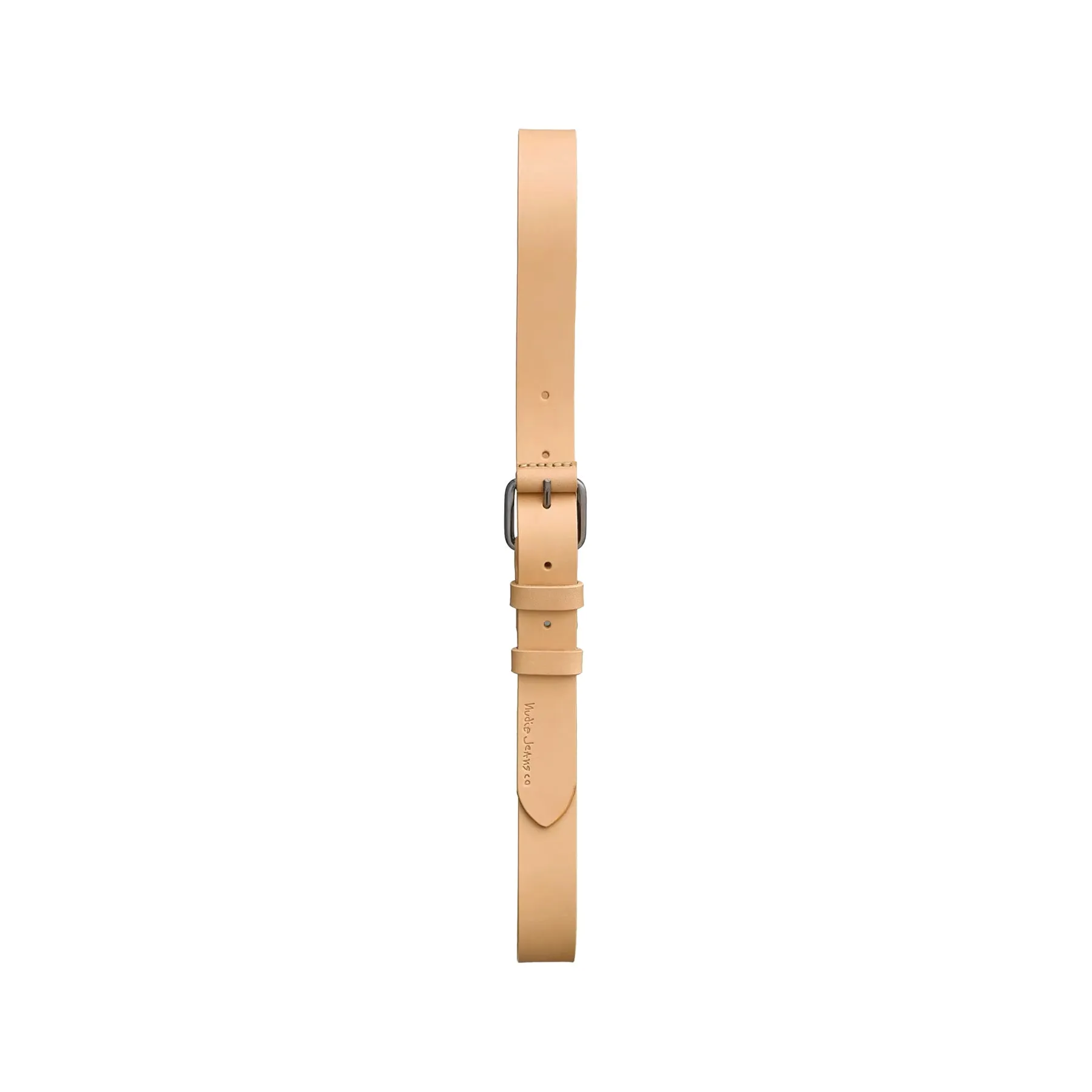 Nudie Jeans Dwayne Leather Belt : Natural