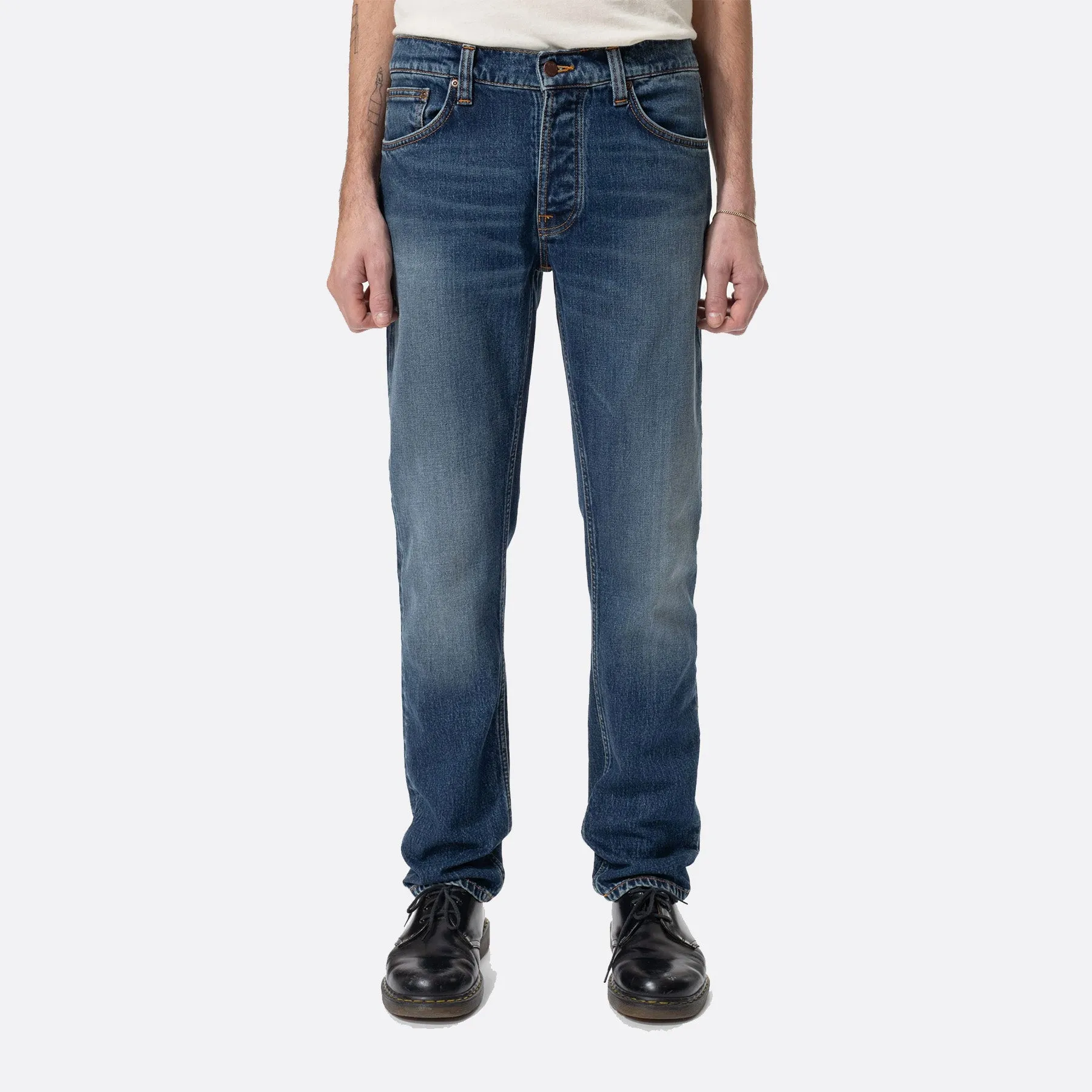 Nudie Jeans Solid Ollie Wild Blue