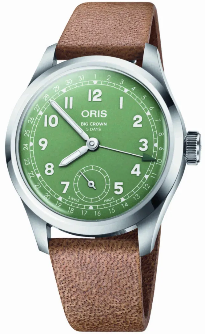 Oris Big Crown Pointer Date Calibre 403 Green Watch