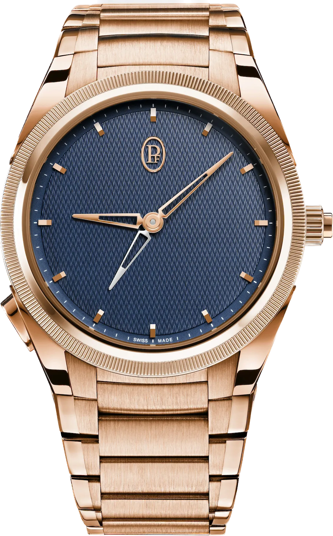 Parmigiani Fleurier Tonda PF GMT Rattrapante Gold Milano Blue Watch