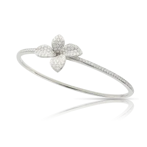 Pasquale Bruni Petit Garden 18ct White Gold Diamond Flower Bracelet