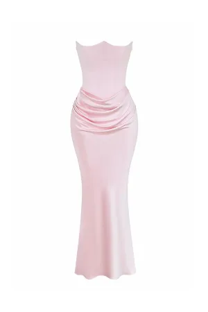 Persephone Rose Shadow Strapless Corset Dress by House of CB