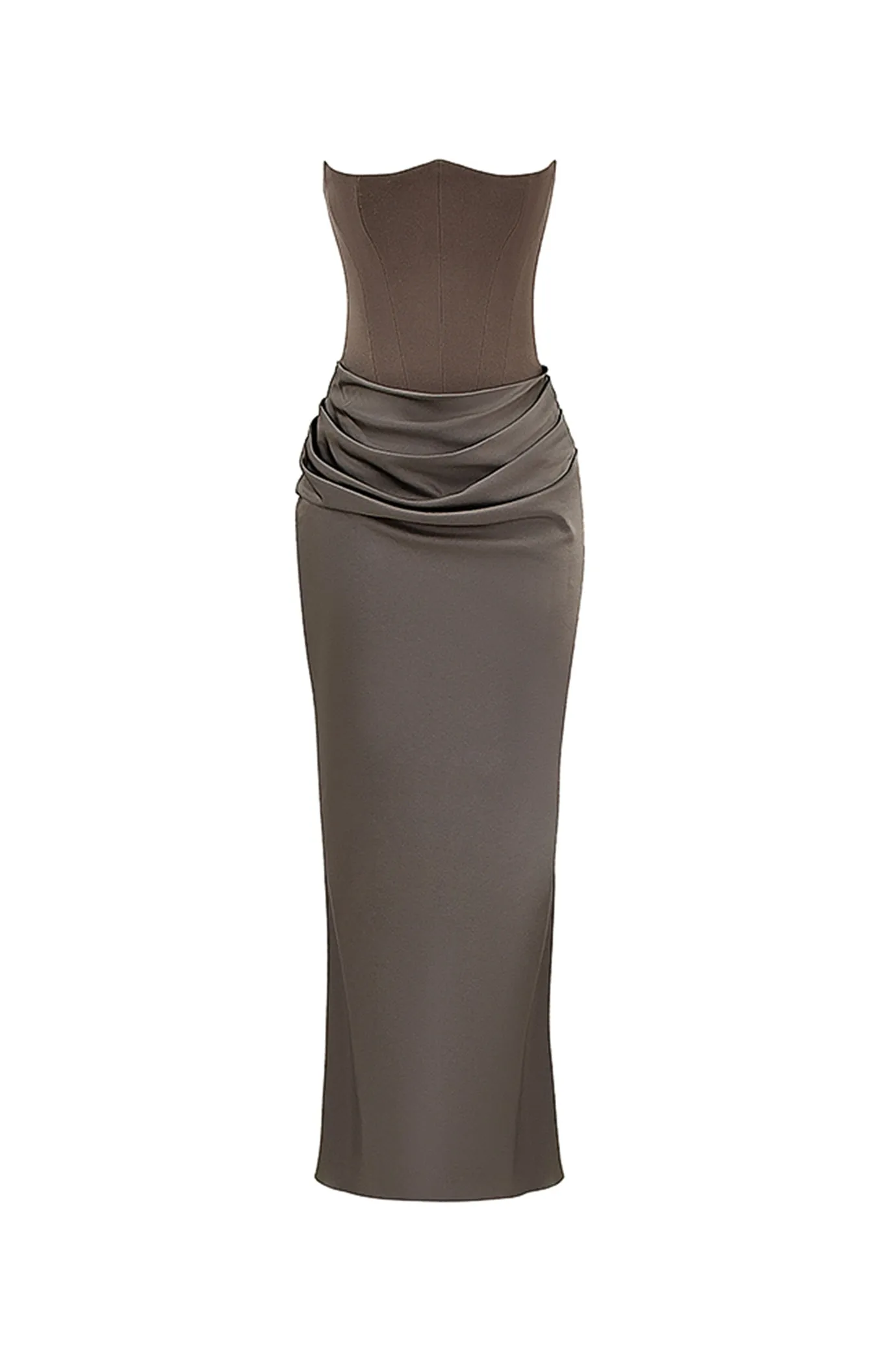 Persephone Smoke Strapless Corset Dress by House of CB