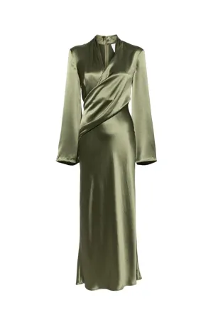 Piccadilly Midi Dress Olive by Acler