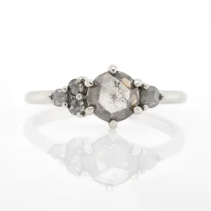 'Quinn' Cluster w/Salt & Pepper Diamonds