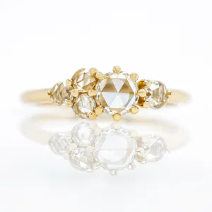'Quinn' Rose Cut Diamond Cluster Ring