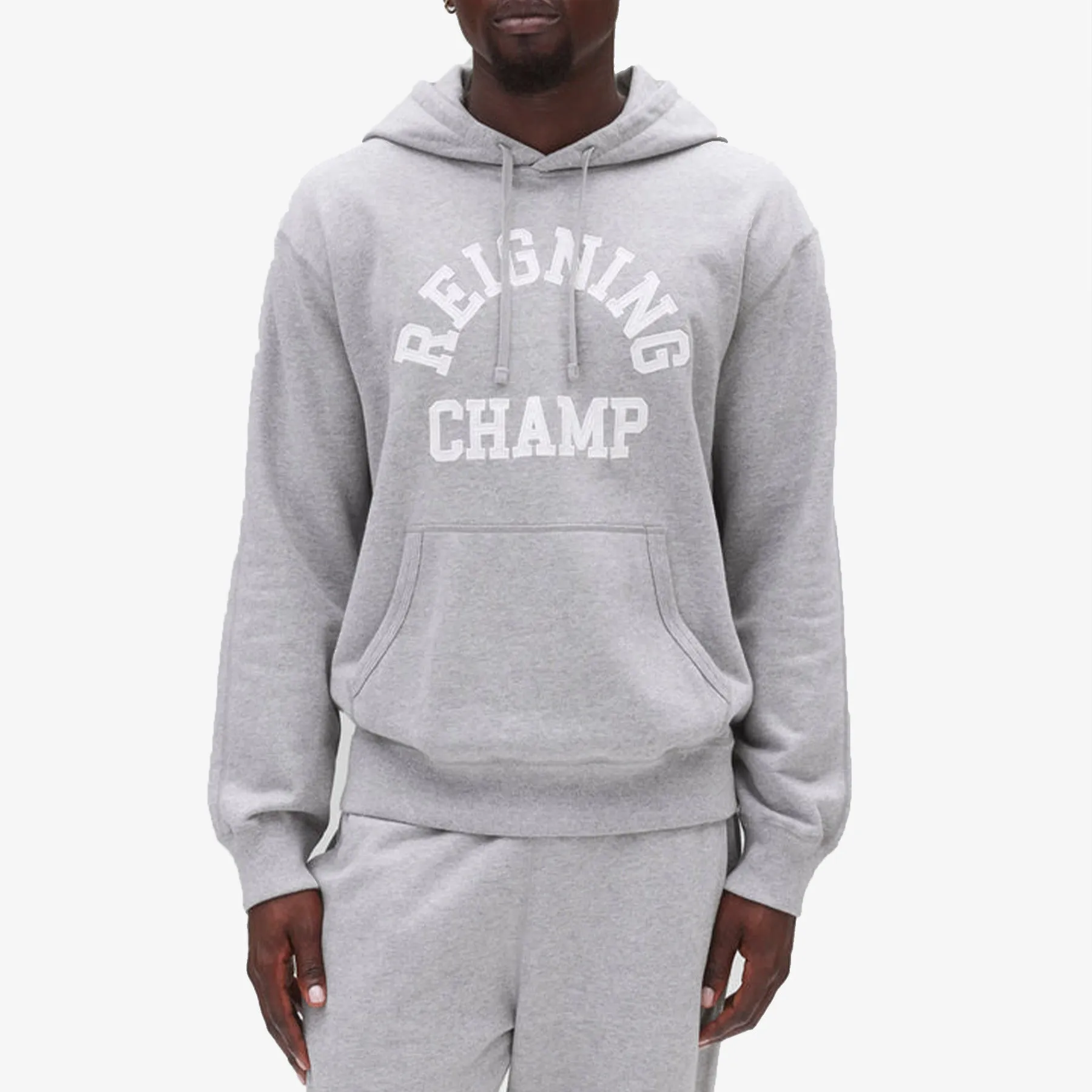 Reigning Champ Midweight Terry Arch Logo Hoodie