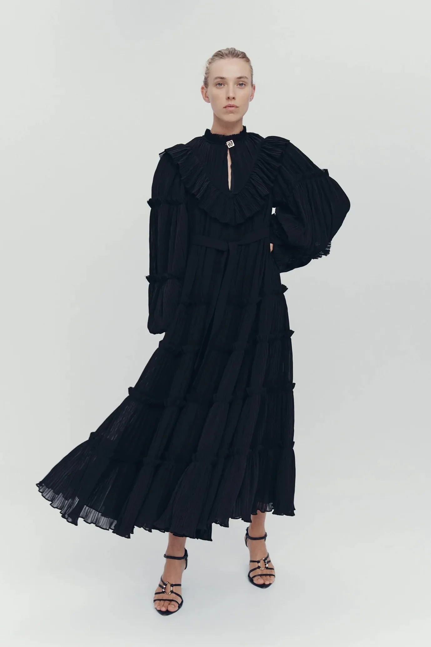Robyn Tiered Midi Dress by Aje