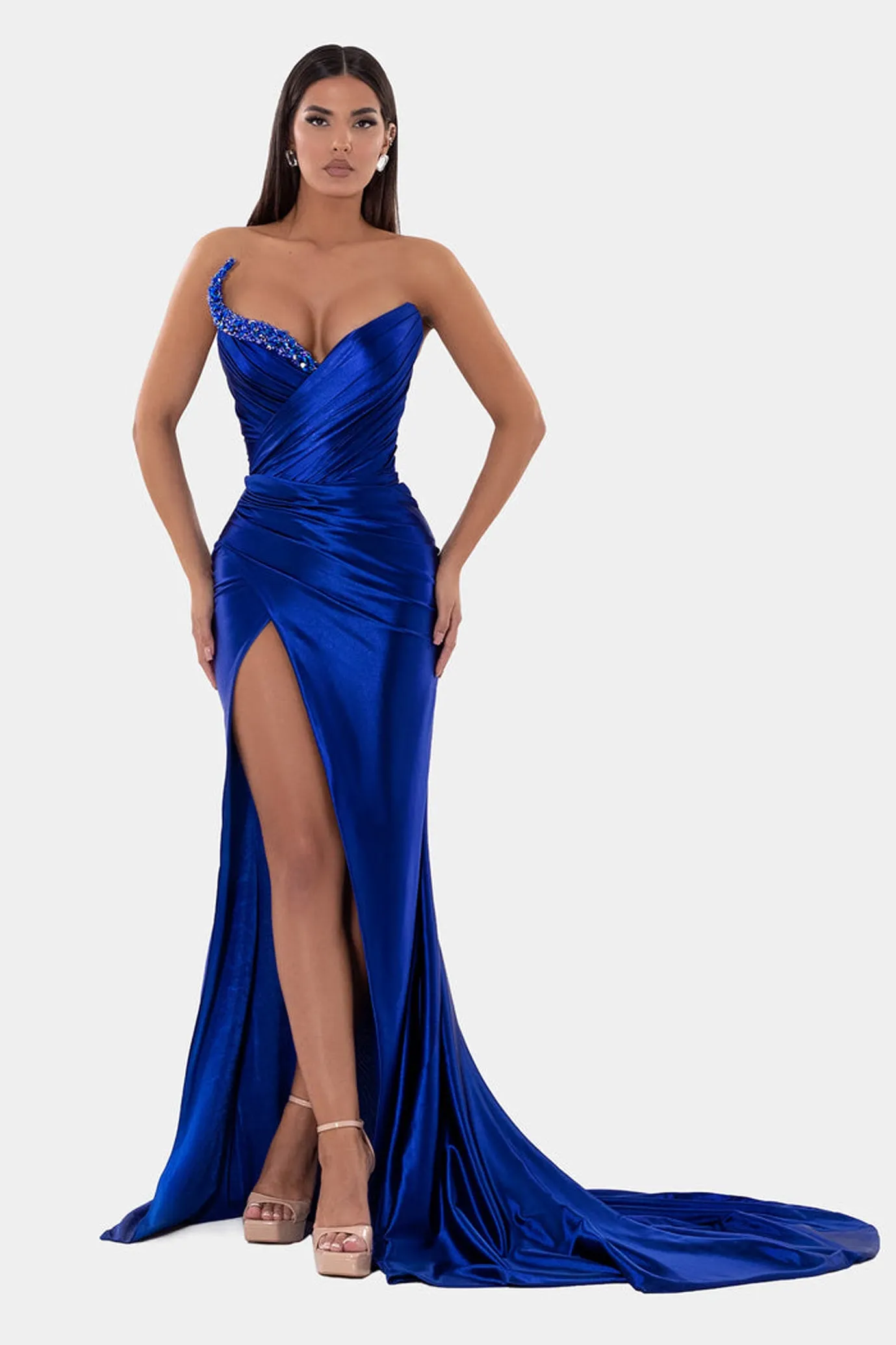 Royal Blue Dress by Albina Dyla