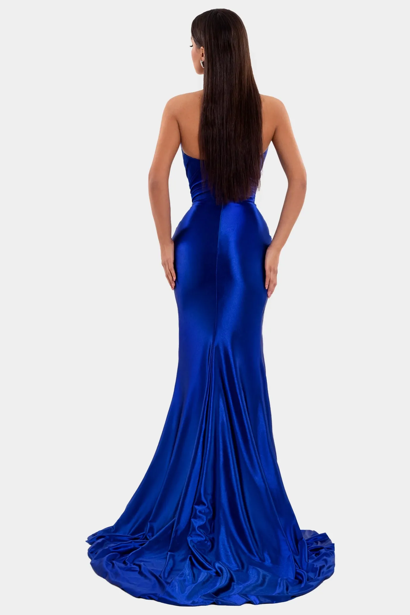 Royal Blue Dress by Albina Dyla
