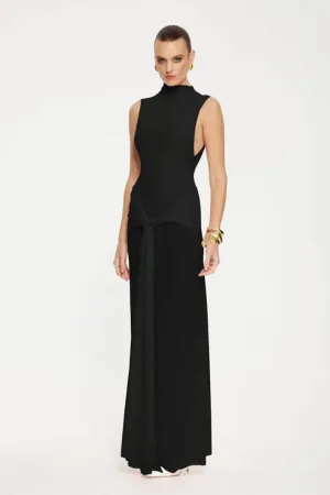 Roza Maxi Dress Black Mesh by Effie Kats