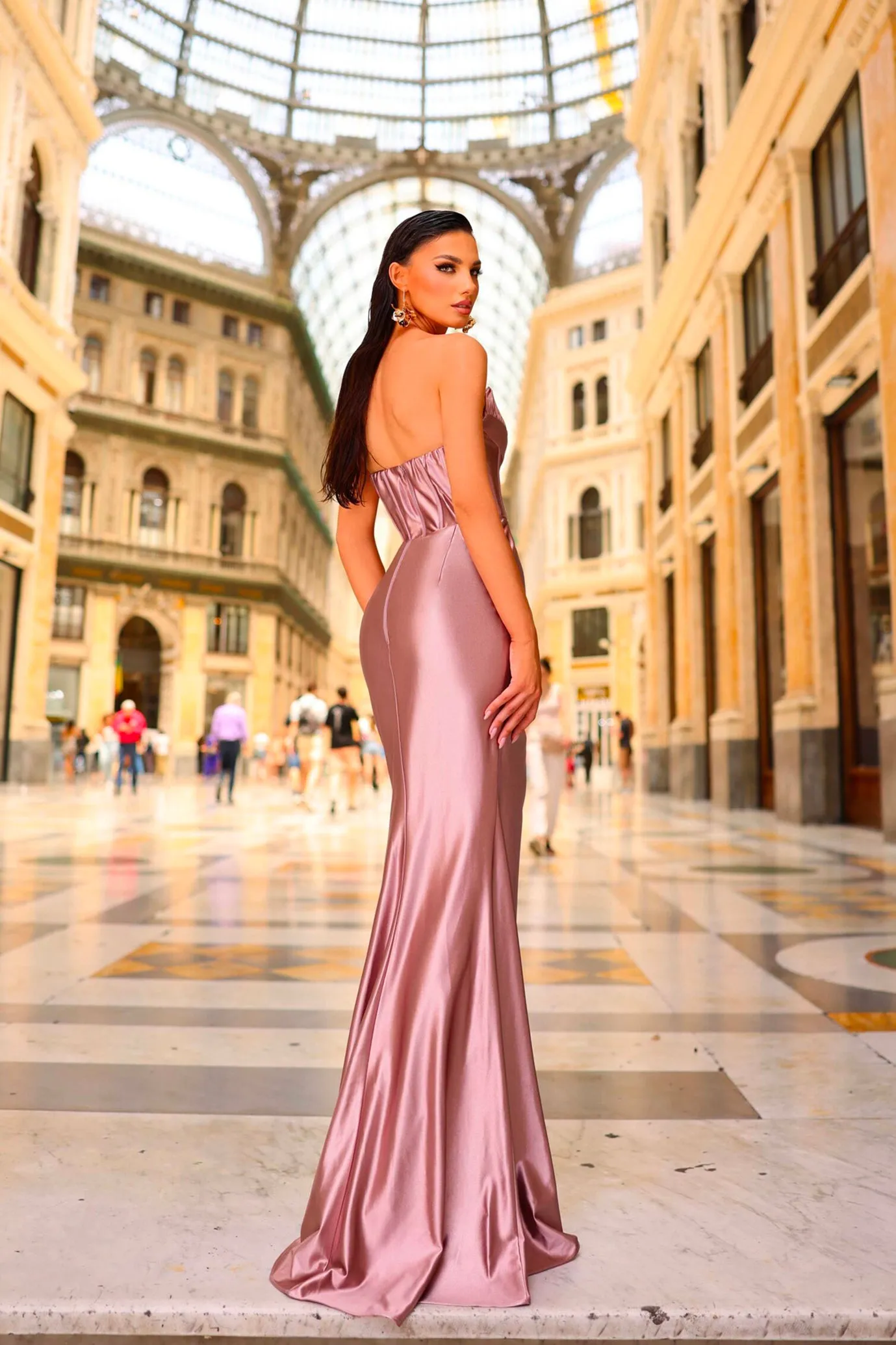 Sahara Dress NC1016 Dusty Rose by Nicoletta