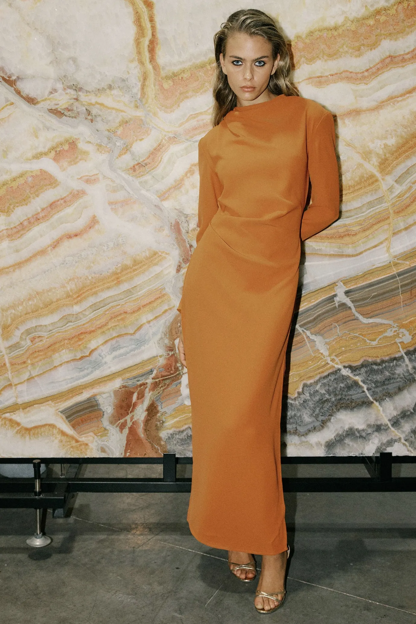 Sense Of You Maxi Dress Orange by Mossman