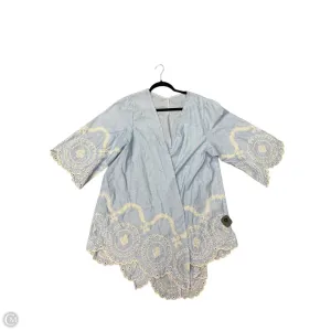 Shawl By Clothes Mentor In Blue, Size: Osfm
