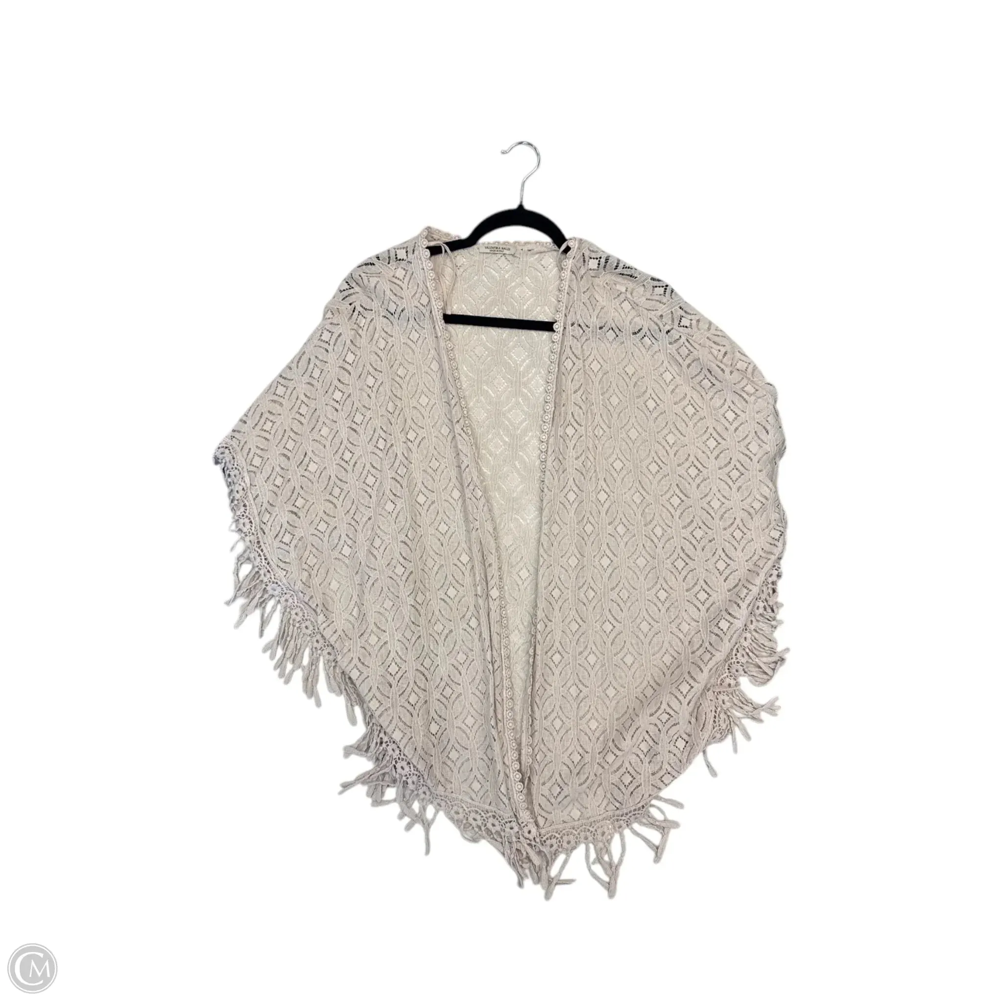 Shawl By Clothes Mentor In Cream