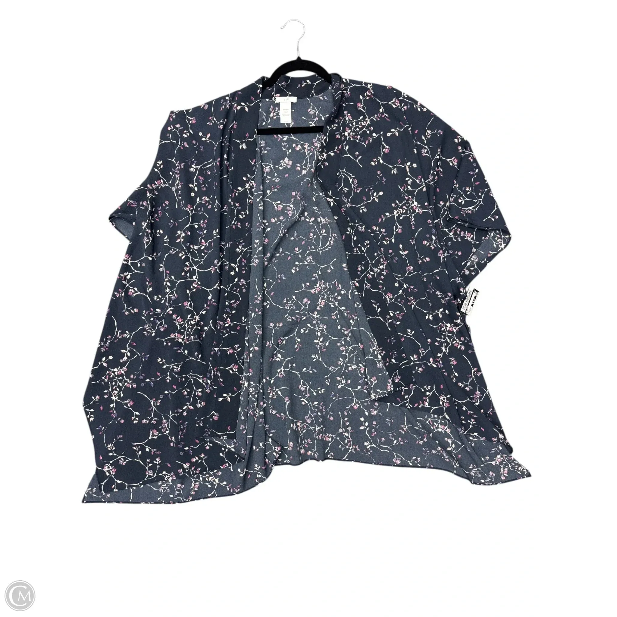 Shawl By J. Jill In Navy, Size: Osfm