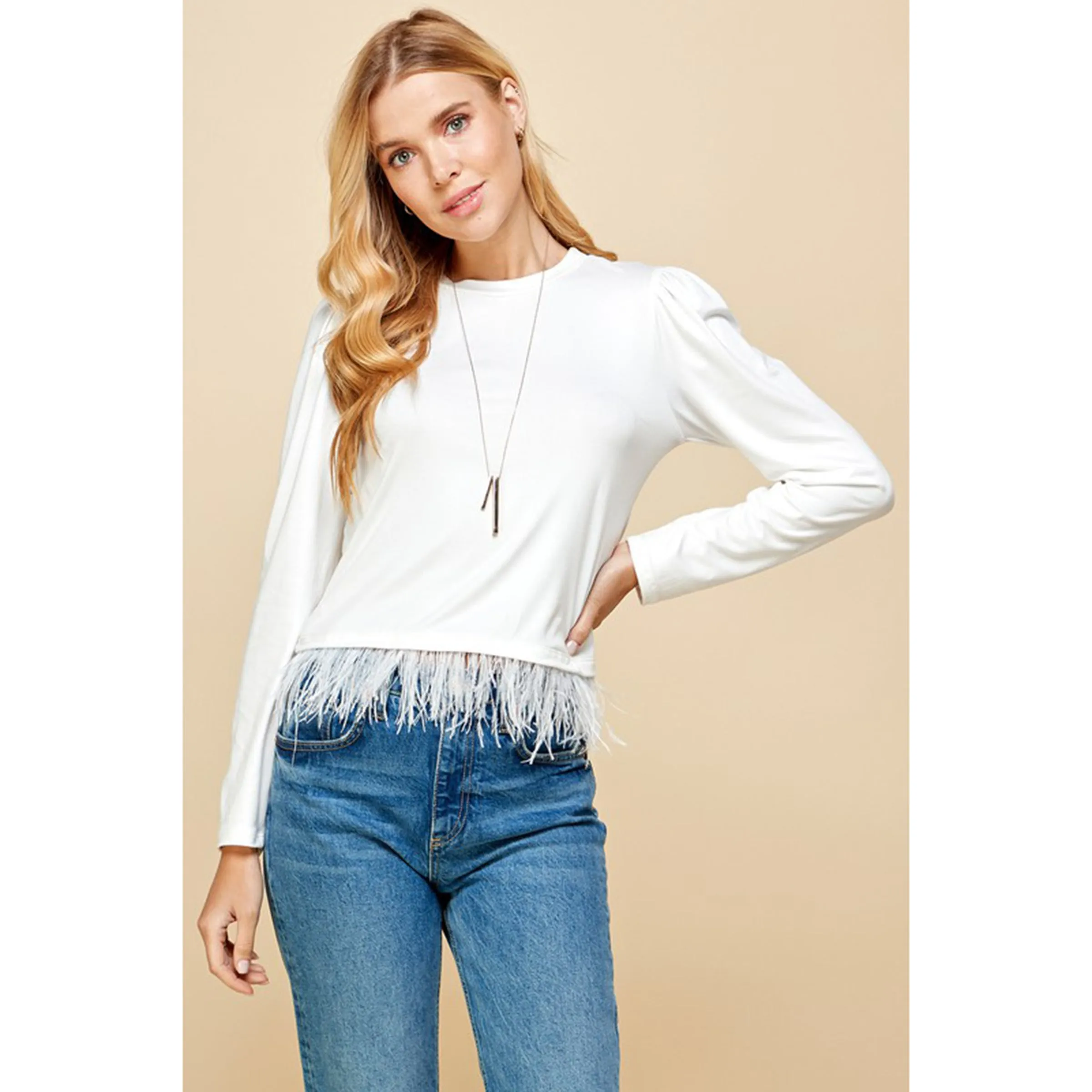 Solid Top With Detailed Waist